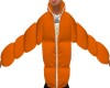 Orange Puffer Jacket