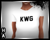 {HA} KWG White Tee F