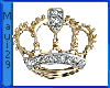 M Diamond & Gold Crown