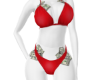 sexy red dancer bikini
