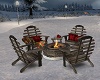 ~CR~Winter ChairsFirePit