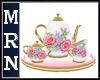(MR)Rose & Lilac Tea Set