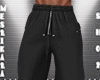 Cotton Wide Blk Pants