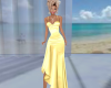 Soft Yellow Silk Dress