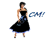 CM! Blue flower dress