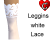 Leggins Lace White