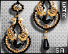 [SA] Black Desi Earrings