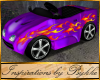 I~Lil Purple Hot Rod Car