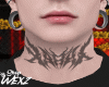 w l Tattoo neck II