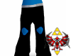 Blue Emo Ranger Pants