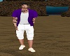 prz* shirt male purple