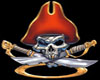 pirate skull (red)