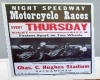 Motorcycle races poster