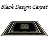 Black Design Carpet