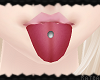 {K} Tongue Pierced