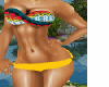 Multi-color Bikini