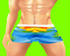 hawaii muscled shorts