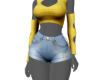 Denim Babe | Yellow