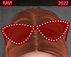 R. Lola Red Sunglasses