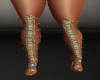 Cleopatra Gold Heels