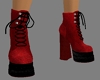 Platform Red Boots (H)