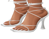 Misty White Heels