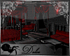 Scarlet Dark Bedroom