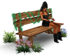 Couples Wood Bench 3