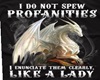Spew Profanities Poster