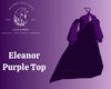 Eleanor Purple Top