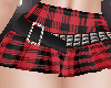 Plaid Red Skirt