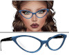 Glasses Blue Black