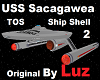 USS SACAGAWEA SHELL 2
