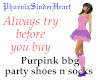 Purpink bbg party shoes