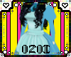 *O* ice blue maid dress