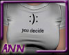 You Decide Tee Grey