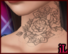 Roses Neck Tattoo
