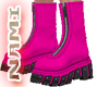 Zip Boot Pink