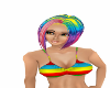Selena's Rainbow Hair