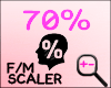 -♥- SCALER 70% HEAD