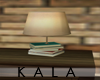 !A Lamp and books