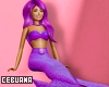 Purple Mermaid Doll