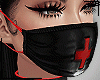 BY Nurse Mask BLK