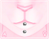 A| Silver Lip Piercings