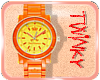 <--Tw|| Orange Watch