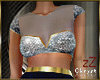 cK Skirt Denin Top Silve