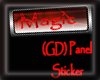 (GD) Magic Panel Sticker