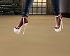 Pink Floral Heels