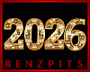 2026 GOLD SIGN