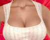 Aly Top Crm Ribbed Knit